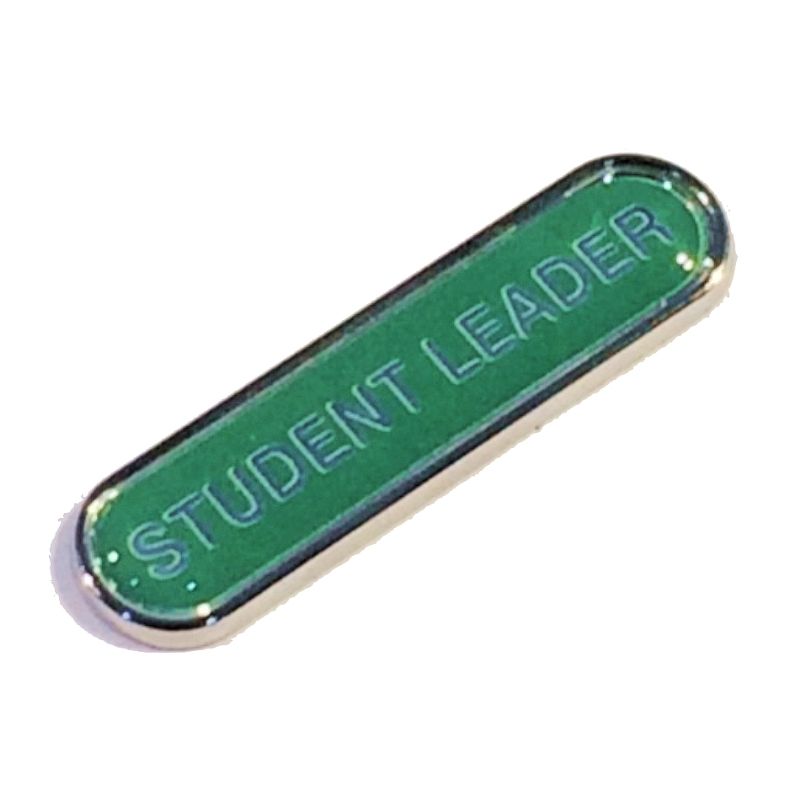 STUDENT LEADER bar badge